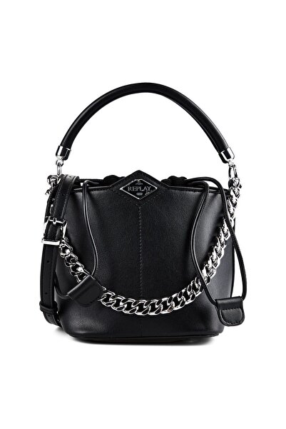 Replay Beuteltasche Leder 20 cm