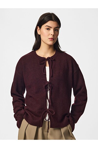 PIECES Cardigan tricotat PCSALLY FRILL