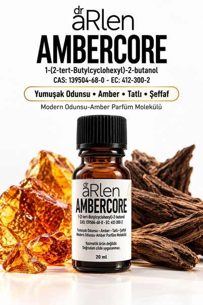 arlen Amber Core - 20 ml - Yumuşak Odunsu Amber Tatlı Karakterli Parfüm Hamma...