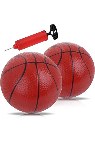 X SPRING Mini Basketballs for Kids, 13cm Inflatable Basketball Toy with Air P...