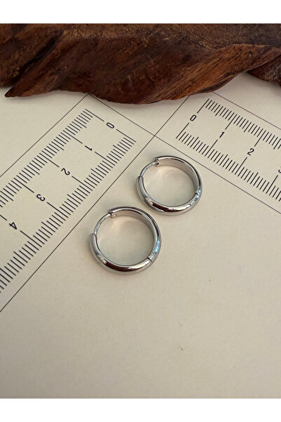 Rupen Kraft 316 L Surgical Steel Hoop Earrings Silver Color Hoop Earrings Hoo...