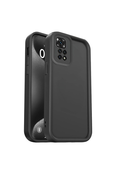 Generic Brand Etr Xiaomi Redmi 10 2022 Case Viera Silicone - Black Ti̇c