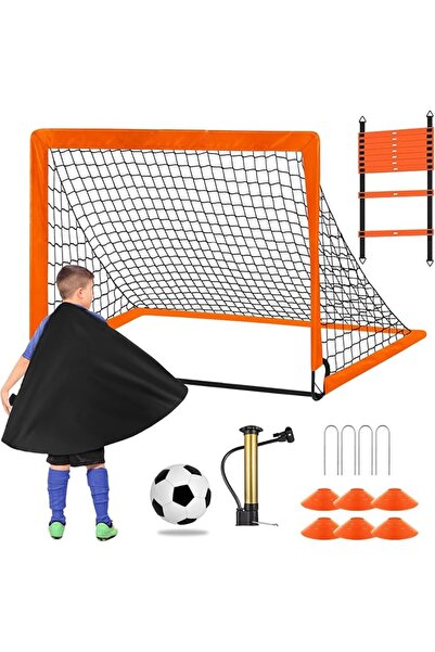BOOMBOOMBOOM مجموعة مرمى كرة قدم محمولة للأطفال من BOOM، شبكات كرة قدم قابلة ...