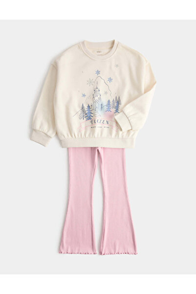 Marks & Spencer Disney Frozen Sweatshirt ve Eşofman Altı Seti