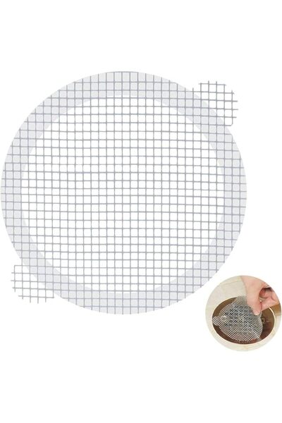 ELECDON Disposable Shower Drain Hair Catcher Mesh Stickers, Shower Drain Dog ...