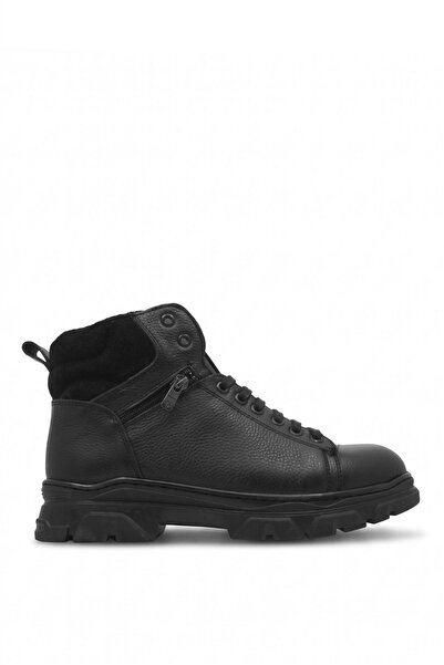 M.P. 5376 Men's Leather Boots Black