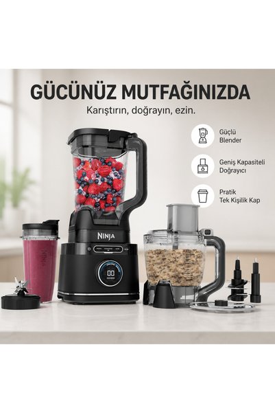 nelix Ninja Blender ve Mutfak Robotu "Karıştırın, Doğrayın, Hamur Yoğurun"