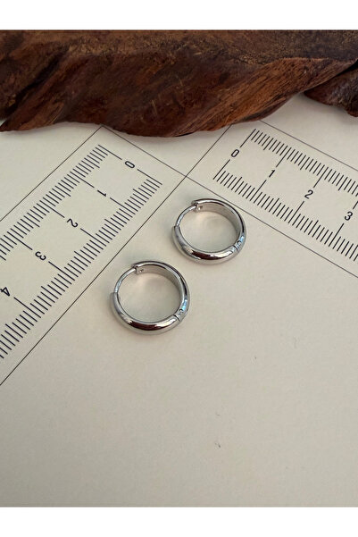 Rupen Kraft 316l surgical steel hoop earrings, silver color hoop earrings, cu...