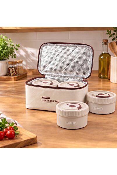 Amentes Set of 4 Food Storage Containers with Thermal Insulation Bags – New G...