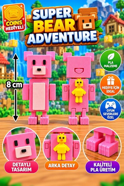 Razmo Super Bear Adventure Baaren Ayı ve Shicka Figür Seti - Süper Ayı Seti (...