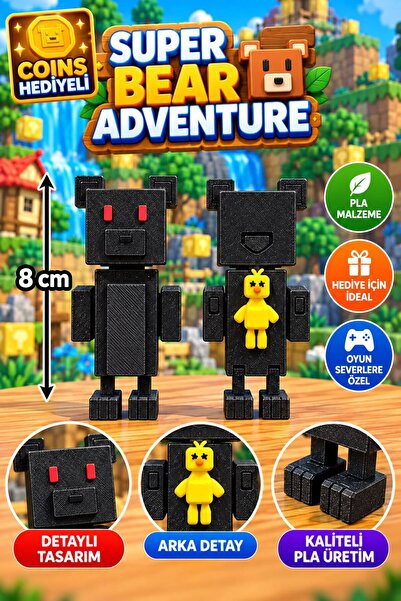 Razmo Super Bear Adventure Baaren Ayı ve Shicka Figür Seti - Süper Ayı Seti (...