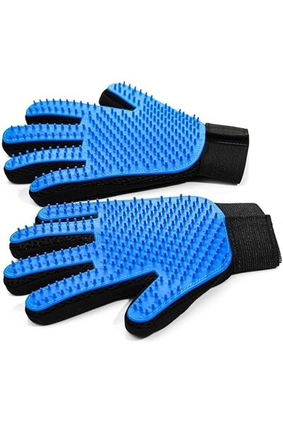 Roxolana Premium Pet Grooming Glove - Double-Sided Hair Remover Mitt for Dogs...