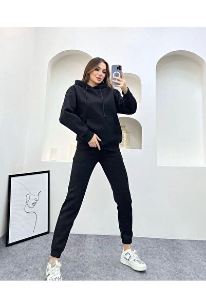 luci sports UNISEX Βασικό Σετ Φόρμας με Κουκούλα