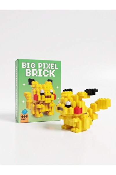 Brother Toys Big pixel brick pikachu pikaçu 444 pixels 3d puzzle bricks figur...