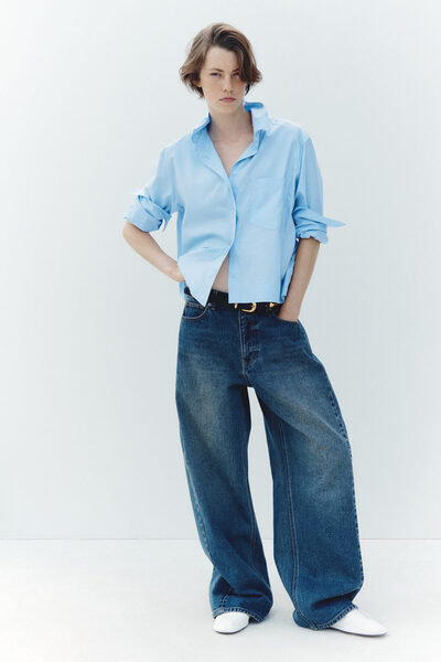 H&M Oversize Poplin Gömlek