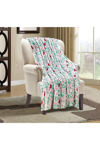 Generic Velvet Touch Ultra Plush Christmas Holiday Printed Fleece Throw/Blank...