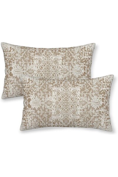 Generic Boho Pillow Covers 18x18 Set of 2, Ethnic Design Decorative Throw Pil...