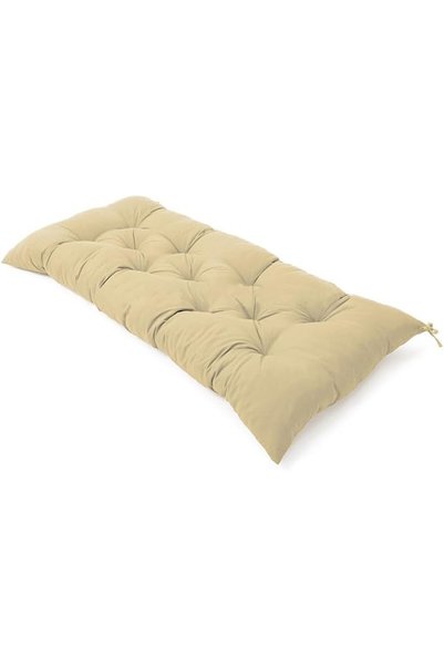 GENERAL Indoor/Outdoor Bench Cushion, 2-3 Seater Cotton Garden Furniture Cush...