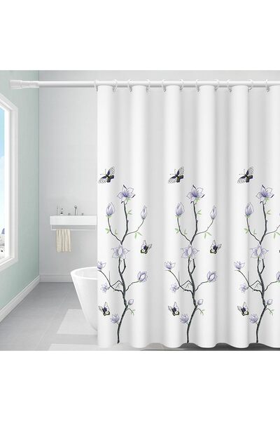 Generic ستارة حمام DEARARTBath Wave زرقاء سريعة الجفاف، مقاس 180 × 180 سم، ست...