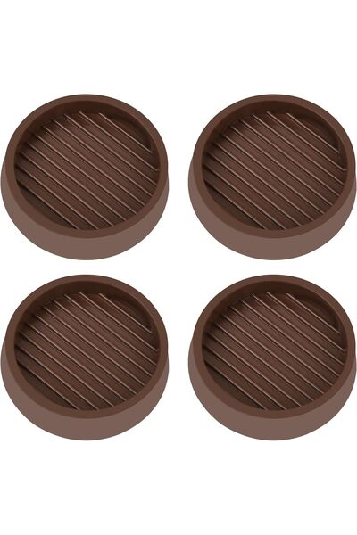 Generic 4 Pack 2X2 Inches Caster Cups, Round Rubber Furniture Cups with Anti-...