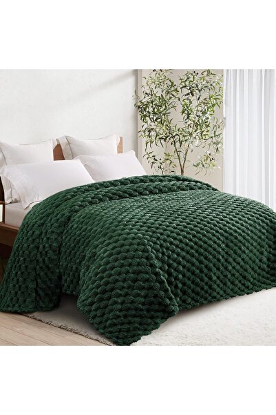 Generic Throw Blanket for Couch with Jacquard Pattern, Fuzzy Soft Cozy Exquis...