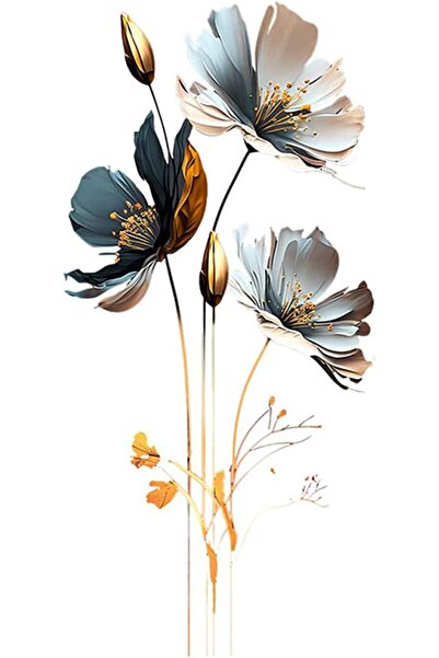 Generic Large White Flower Wall Stickers, 50"x74" Removable DIY Romantic Cher...