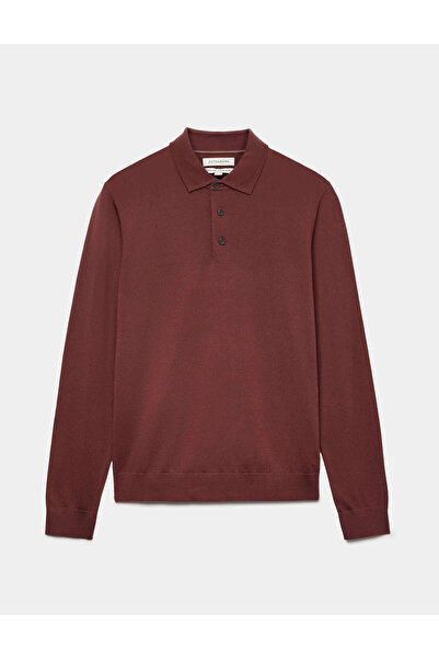 Marks & Spencer Autograph Merino Yünü Polo Yaka Kazak