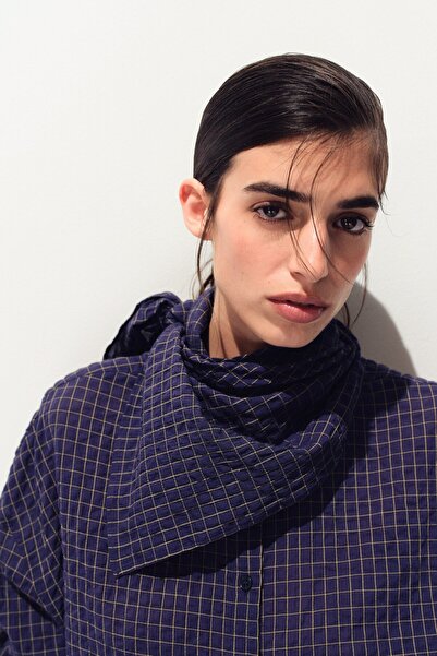 H&M Şallı Gofre Gömlek