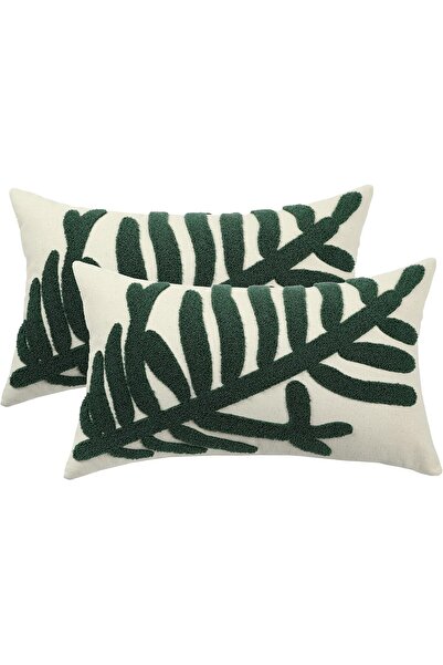 Generic Embroidered Throw Pillow Covers 12 x 20 inch Pack of 2 Vintage Birds ...