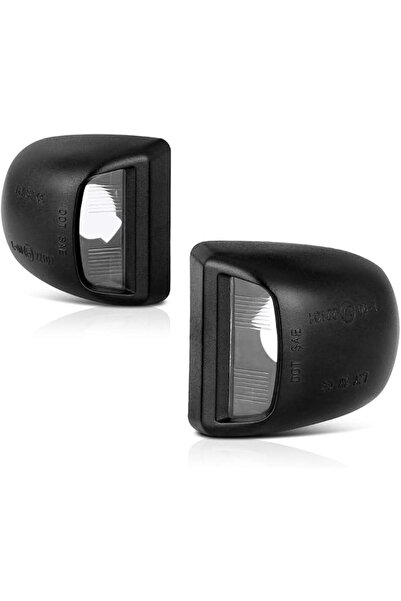 VIPMOTOZ 2PCs OE-Style License Plate Light Tag Lamp Housing Assembly Replacem...