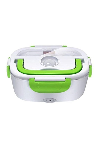 Generic Electric Heating Lunch Box Green White