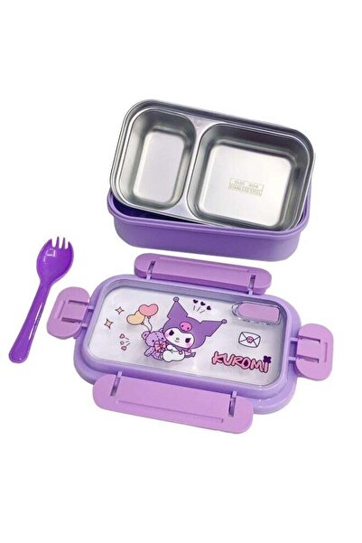 Generic Kids Lunch Box 750ml Bento Box with Tableware Insulated Lunch Food Co...