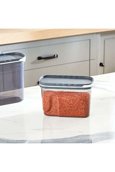Generic FOLY LIFE Airtight Meal Prep Box 1250ml Transparent Gray | BPA Free F...