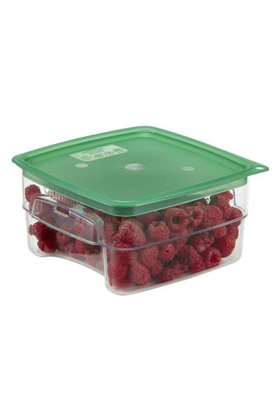 Generic Cambro Fresh Pro 2Qt. Clear Square Polycarbonate Food Storage Contain...