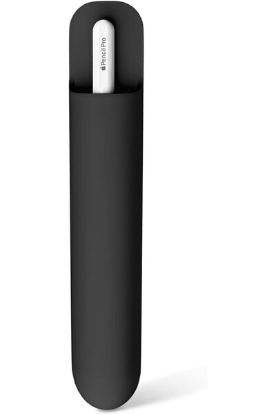 MOKOBARA MoKo Adhesive Silicone Pencil Case Holder Fit Apple Pencil, Black
