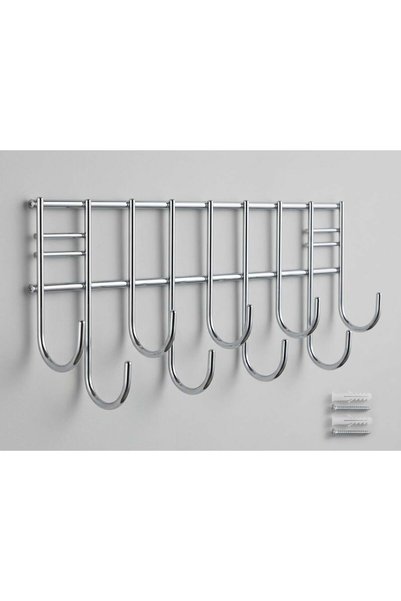 Generic Dunekart Wall-Mounted Hook Rail - Stainless Steel Towel Bar with Hang...