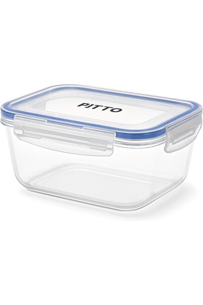 Generic FITTO 900 ml Square Plastic Food Storage Container – Airtight, Durabl...
