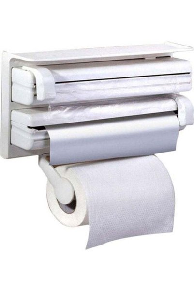 Generic Triple Paper Dispenser White 38x7x18cm
