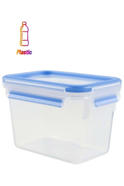 Generic Masterseal Food Container Clear/Blue 1.1Liters