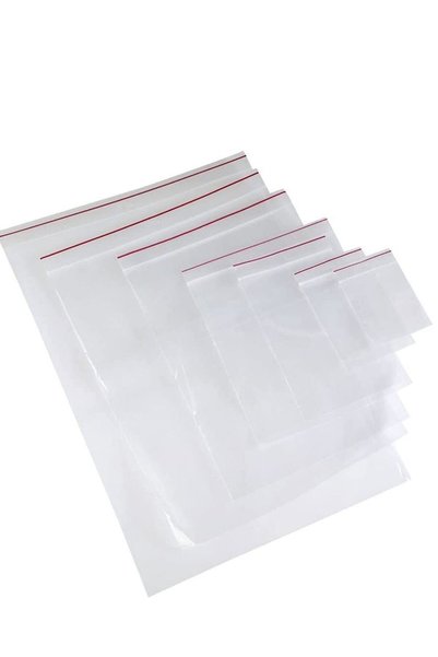 Generic [100 Piece] 2.8 x 4.8 inches Clear Poly Reclosable Zipper Lock Bags -...