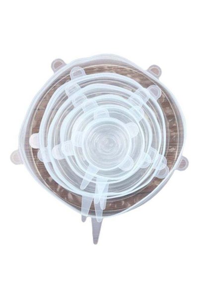 Generic 6-Piece Lid Bowl Cover Set Blue