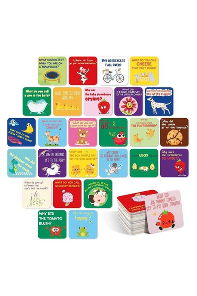 Generic 80 Joke Cards for Lunchbox Kids Cute Lunchbox Notes Inspirational and...