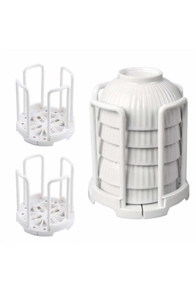 Generic Dish Bowl Plate Holder - 2 Pcs - Expandable - Bowl and Plate Organize...