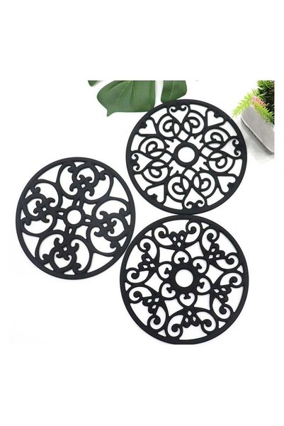 Generic 3PCS Silicone Trivet Mat - Trivets for Hot Dishes, Table, Countertop,...
