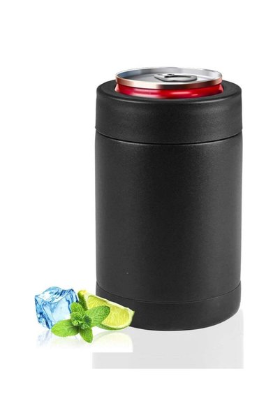 Generic Can Cooler Stainless Steel Bottle Cooler Double Insulated 12OZ Can Ho...
