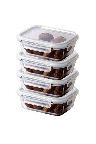 Generic LocknLock Tempered Glass Rectangle Airtight Food Storage Container Pa...