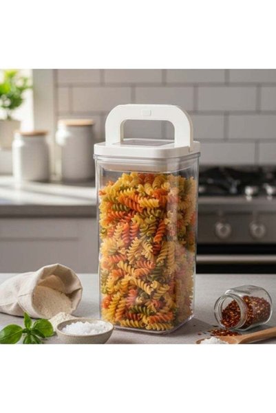 Generic Square Flip Lock Food Storage Container 21cm/1700ml