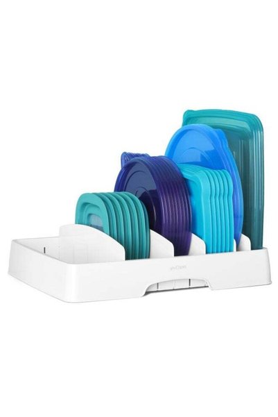 Generic YouCopia Stora Lid Adjustable Food Container Lid Organizer for Kitche...