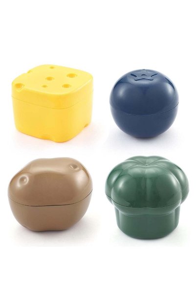Generic 4 PCS Reusable Fruit and Vegetable Storage Containers for Refrigerato...