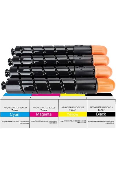 Generic NPG-45 GPR-30 C-EXV28 CEXV28 Black, Cyan, Yellow, Magenta Compatible ...